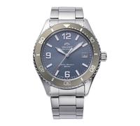 Orient Sports Diver Mao Solar 40 mm RA-WJ00 - Reloj de Pulsera Solar de Acero Deportivo, Sumergible, Azul Navy, Deportes