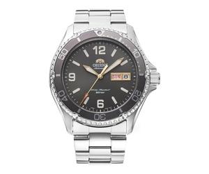 Orient Sports Kamasu Arabic AA08 - Reloj de Hombre automático con Carga Manual e Impermeable, Arabic Gris Pizarra, Deportes