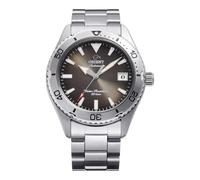 Orient Mako 40 RA-AC0Q15Y30B - Reloj de buceo mecánico automático para hombre, esfera marrón, caja de acero inoxidable, pulsera de acero, cristal de zafiro y resistencia al agua hasta 200 m