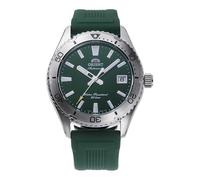 Orient Sports Mako AC0Q - Reloj de Hombre automático con Carga Manual, Impermeable, 40 mm, Silicona Verde, Deportes