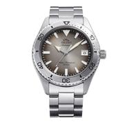 Orient Mako 40 RA-AC0Q16N30B - Reloj de buceo mecánico automático para hombre, esfera gris, caja de acero inoxidable, pulsera de acero, cristal de zafiro y resistencia al agua hasta 200 m