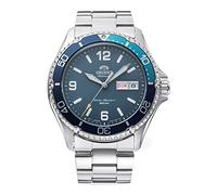 Orient Kamasu/Mako III - Reloj de Pulsera automático para Hombre, de Cuerda Manual, Deportivo, de Acero o Silicona, con Corona de Rosca y Cristal de Zafiro, Árabe Verde, Deportes