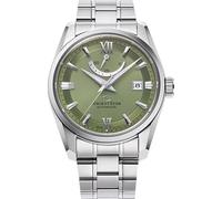 Orient Star RE-AU0107E00B - Reloj de pulsera para hombre con esfera verde y correa de acero inoxidable, pulsera