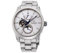 Orient Star Reloj Hombre RE-AY0002S00B Contemporáneo Esfera Plateada Acero In...