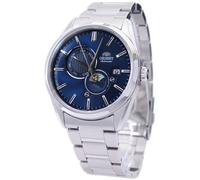 Orient Sun & Moon Automático Azul Esfera RA-AK0308L10B Reloj de Hombre