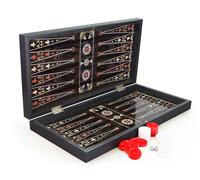 Oriental Backgammon Tavla XXL Incrustaciones Aspecto Otomano Inci