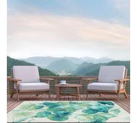 Oriental Weavers® - Alfombra para Exterior Isla - 100% Polipropileno Gobelin - Elegante diseño, Lavable y Resistente terrazas y Jardines Dimensiones: 100 x 160 - 120 x 180 - 160 x 235