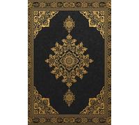 Orientalisches Notizbuch - Dark Gold Mandala: Liniertes Tagebuch & Journal | 100 Seiten | Edles antikes Buchdesign | A5 Geschenkidee für Damen & Herren