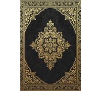 Orientalisches Notizbuch - Midnight Gold: Liniertes Tagebuch & Journal | 100 Seiten | Luxuriöses Vintage-Design | A5 Geschenkidee für Damen & Herren