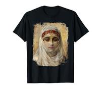 Orientalist Portrait Veiled Woman 19th Century Art Painting Camiseta