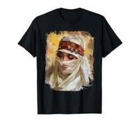 Orientalist Portrait Veiled Woman 19th Century Art Painting Camiseta