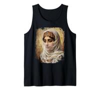 Orientalist Portrait Veiled Woman 19th Century Art Painting Camiseta sin Mangas