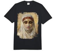 Orientalist Portrait Veiled Woman 19th Century Art Painting Comfort Colors Adult Heavyweight T-Shirt