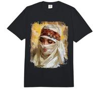 Orientalist Portrait Veiled Woman 19th Century Art Painting Comfort Colors Adult Heavyweight T-Shirt