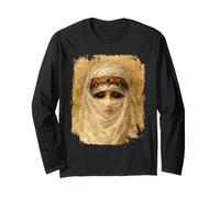 Orientalist Portrait Veiled Woman 19th Century Art Painting Manga Larga