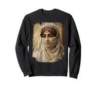 Orientalist Portrait Veiled Woman 19th Century Art Painting Sudadera
