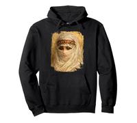 Orientalist Portrait Veiled Woman 19th Century Art Painting Sudadera con Capucha