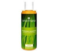 Orientana - Champú Cabello Natural Jengibre & Lemongrass | Vegano Ayurvédico SLS SLES ALS Gratis | contra la caída del cabello y la picazón | Con Aloe y Amla - 210ml