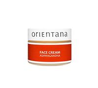 Orientana - Crema facial natural Ashwagandha (ginseng indio) y manteca de karité | Hidratante antienvejecimiento y antiarrugas vegano de día y noche para mujeres - 40g