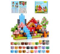 orientfire Bloques Magnéticos Construcción Niños 208 Piezas Magnetic Blocks Construcciones Magnéticas Juguetes Bloque Cubos Juego Imanes Montessori Jogo Menina Menino 3+ 4 5 6 7 8 9 10 11 12 Años Niño