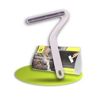ORIENTPAW® - Quitapelos profesional para gatos y perros - 100% higiene eficaz limpieza - Removedor de pelo de gato reutilizable autolimpiante blanco - Para alfombras, muebles, sofá y coche