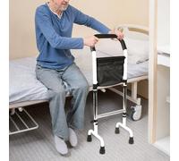 Orifesio Ayuda para Levantarse para Personas Mayores, Ayuda para Levantarse de la Cama, Ayudante Móvil Ajustable para Levantarse, Clip de Fijación de Base Mejorado, Ayuda de Pie para Cama, WC, Sofá