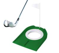 Orificio para poner en interiores, portátil, plegable, ayuda de entrenamiento de precisión, para práctica de putter, para interiores y exteriores, patio, curso, oficina, hogar, verdes