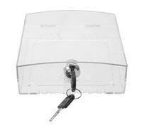 Orificios con Cerradura Cubierta Acrílica para Termostato de Pared | Caja Transparente de Seguridad, Control Visible y Protección Antimanipulación, para Hogar E Interiores Domésticos