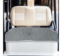 ORIGACH Fundas de asiento para carrito de golf, color gris, universal, para asiento fresco y cómodo, para asientos de 2 personas, 100 % microfibra, 78,5 x 130 cm