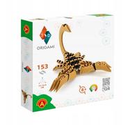 Origami 3D 3D Origami Skorpion 501825 - Escultura de papel 3D con componentes patentados e instrucciones de construcción comprensibles, 153 piezas, 15 x 16 x 8 cm, a partir de 8 años