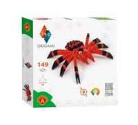 Origami 3D 3D Origami Spinne 501824 - Escultura de papel 3D con componentes patentados e instrucciones de construcción comprensibles, 149 piezas, 15 x 10 x 4 cm, a partir de 8 años