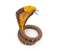 Origami 3D 501840-3D Origami Cobra - Hermosa escultura de papel 3D con componentes patentados e instrucciones de construcción comprensibles, 360 piezas, 12 x 12 x 14 cm, a partir de 8 años