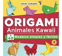 ORIGAMI, Animales Kawaii : +40 modelos simples y fáciles 1: Proyectos de plegado de papel paso a paso. Un regalo ideal para principiantes, niños y adultos!
