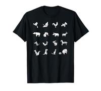 Origami Animals - Juego de Animales de Papel japonés Camiseta