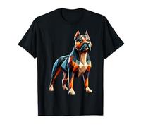 Origami Art American Staffordshire Terrier Amstaff Camiseta