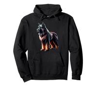 Origami Art Bouvier Des Flandres Sudadera con Capucha