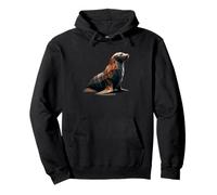 Origami Art Foca Bebé Focas Sudadera con Capucha