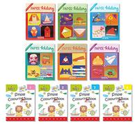 Origami Books Paper Folding Books Colouring Book set of 10 Books for kids 2 - 9 years of age