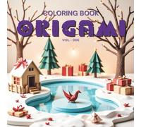 Origami Coloring Book: Christmas Décor Coloring Book