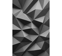 Origami Digital-Cuaderno de paginas punteadas: Diseño abstracto moderno con arte geométrico. tapa blanda, 120 paginas punteadas. ideal para journaling y organización creativa