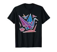 Origami Fox Kitsune Japanese Paper Folding Art Hobby Camiseta