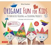 Origami Fun for Kids Kit: Make Colorful and Easy Origami Animals: Kit Includes Origami Book, 98 Papers and 21 Original Projects (Tuttle Specials)