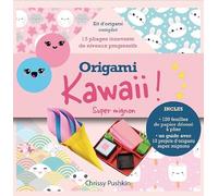 Origami Kawaii !: Super mignon. Avec 120 feuilles de papier décoré à plier, un guide avec 13 projets d'origami super mignons