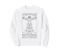 Origami Lover Vitruvian Man Leonardo Da Vinci Papel Plegable Sudadera