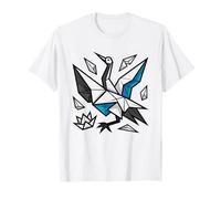 Origami Mountains Landscape Paper Folding Art Nature Hobby Camiseta