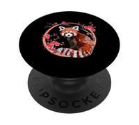 Origami Panda Rojo Kawaii Japón Pequeños Pandas Gato Osos PopSockets PopGrip Adhesivo