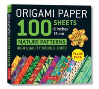 Origami Paper 100 Sheets Nature Patterns 6 (15 CM): Tuttle Origami Paper: Origami Sheets Printed with 12 Different Designs (Instructions for 8 Projects Included)