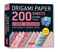 Origami Paper 200 Sheets Cherry Blossoms 6 (15 CM): Tuttle Origami Paper: Double Sided Origami Sheets Printed with 12 Different Designs (Instructions: ... Colors: Instructions for 8 Projects Included