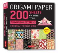 Origami Paper 200 sheets Chiyogami Patterns 6 3/4" (17cm): Tuttle Origami Paper: Double-Sided Origami Sheets with 12 Different Patterns (Instructions for 6 Projects Included)