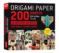 Origami Paper 200 sheets Floating World 6 3/4" (17 cm): Tuttle Origami Paper: Double-Sided Origami Sheets with 12 Different Prints (Instructions for 6 Projects Included) (Tuttle Specials)